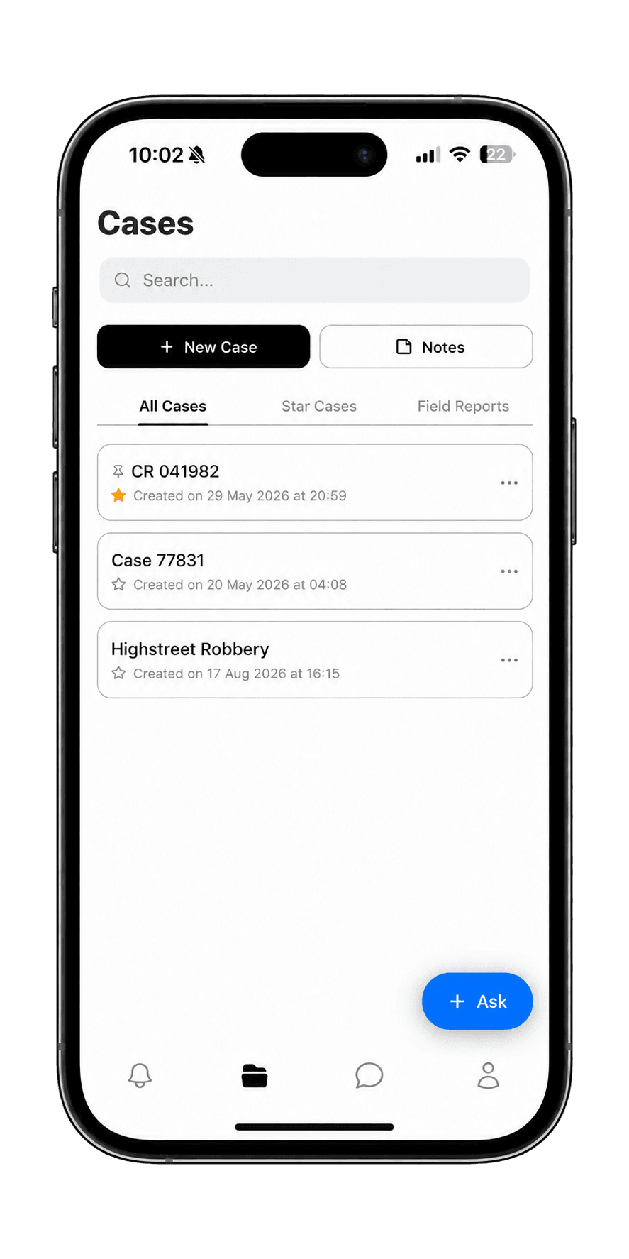 SPARCR Policing app